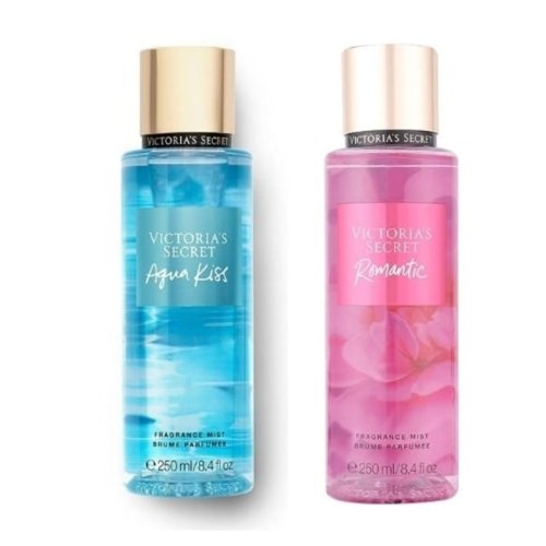 VICTORIA'S SECRET Aqua Kiss-Romantic Vücut Spreyi İkili Set